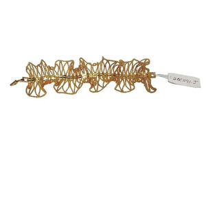 NWT Vintage Gold Beads Special Style with CZ Bracelet – 6 inches